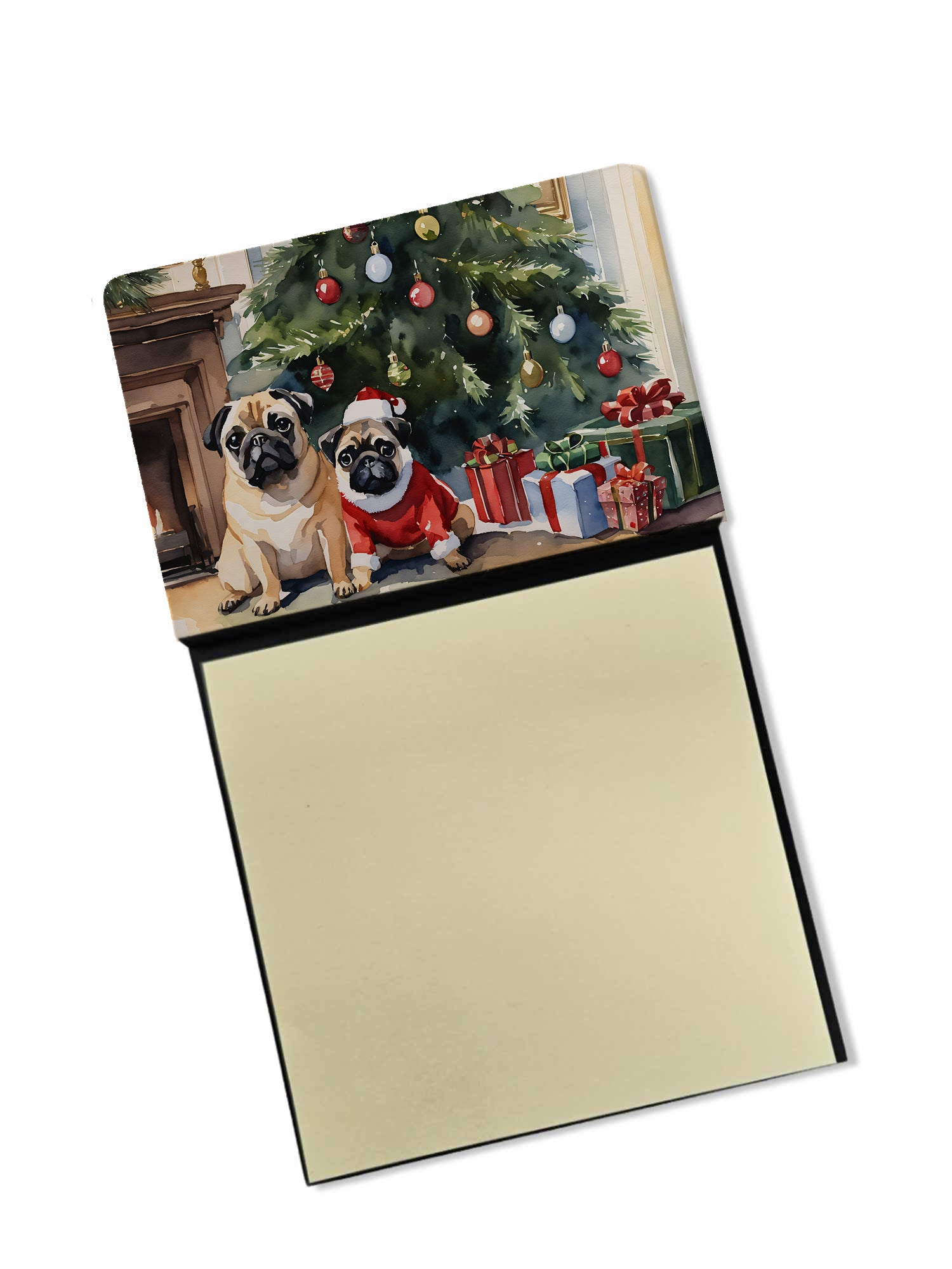 Buy this Pug Cozy Christmas Sticky Note Holder