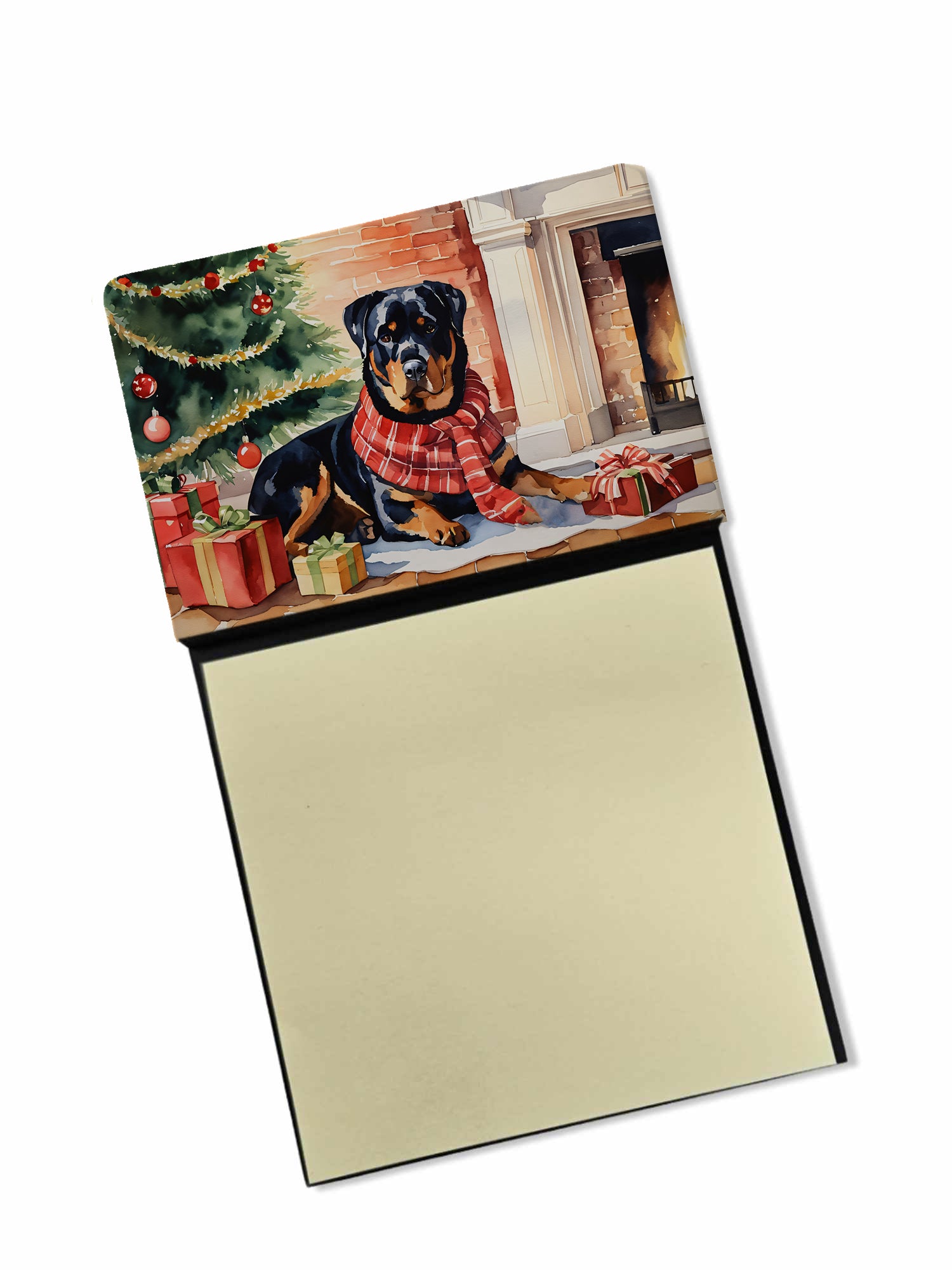 Buy this Rottweiler Cozy Christmas Sticky Note Holder