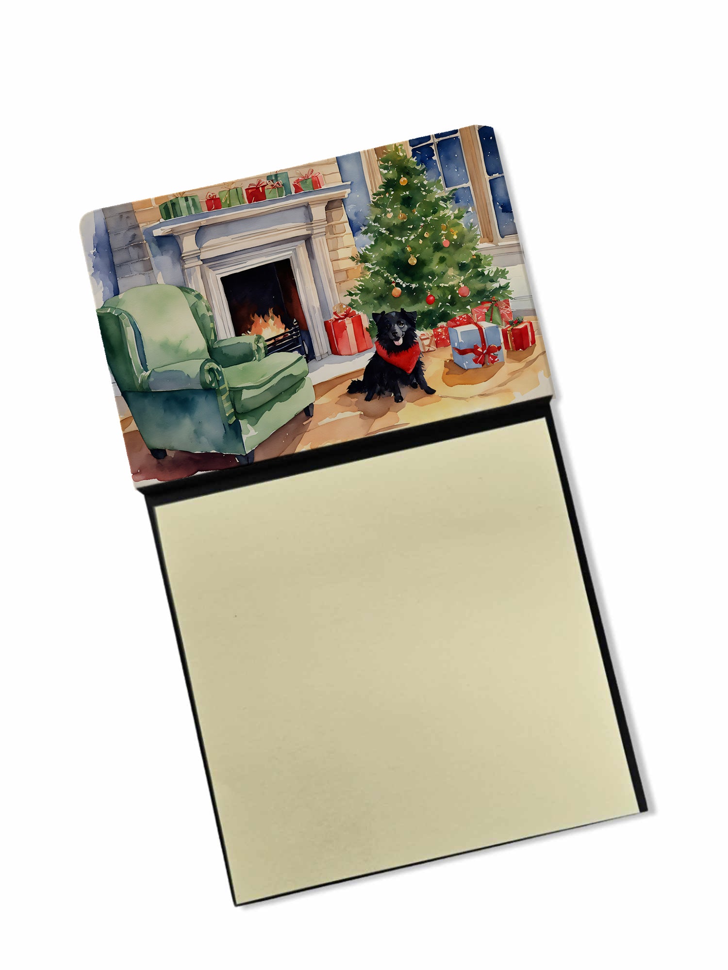 Buy this Schipperke Cozy Christmas Sticky Note Holder