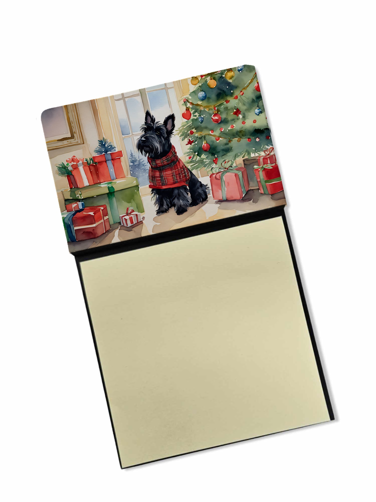 Buy this Scottish Terrier Cozy Christmas Sticky Note Holder