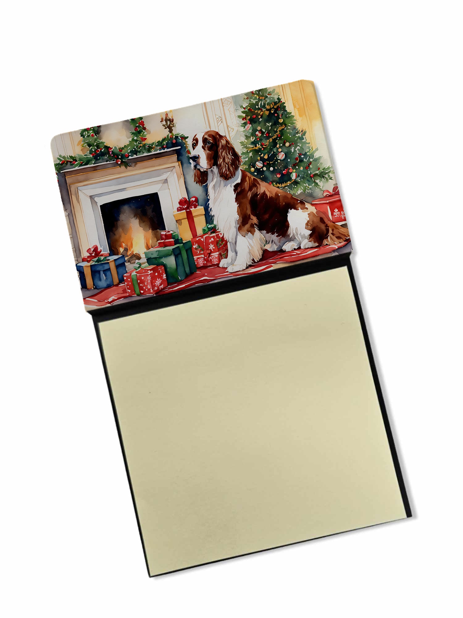 Buy this Welsh Springer Spaniel Cozy Christmas Sticky Note Holder