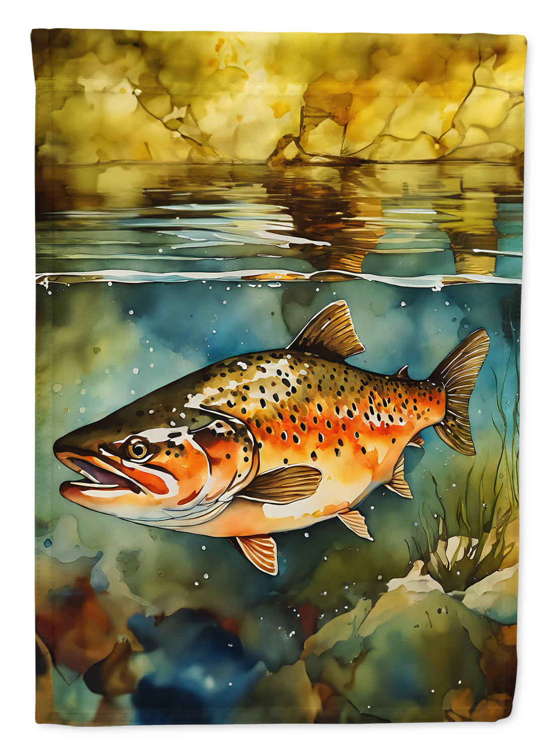 Buy this Brown Trout Garden Flag