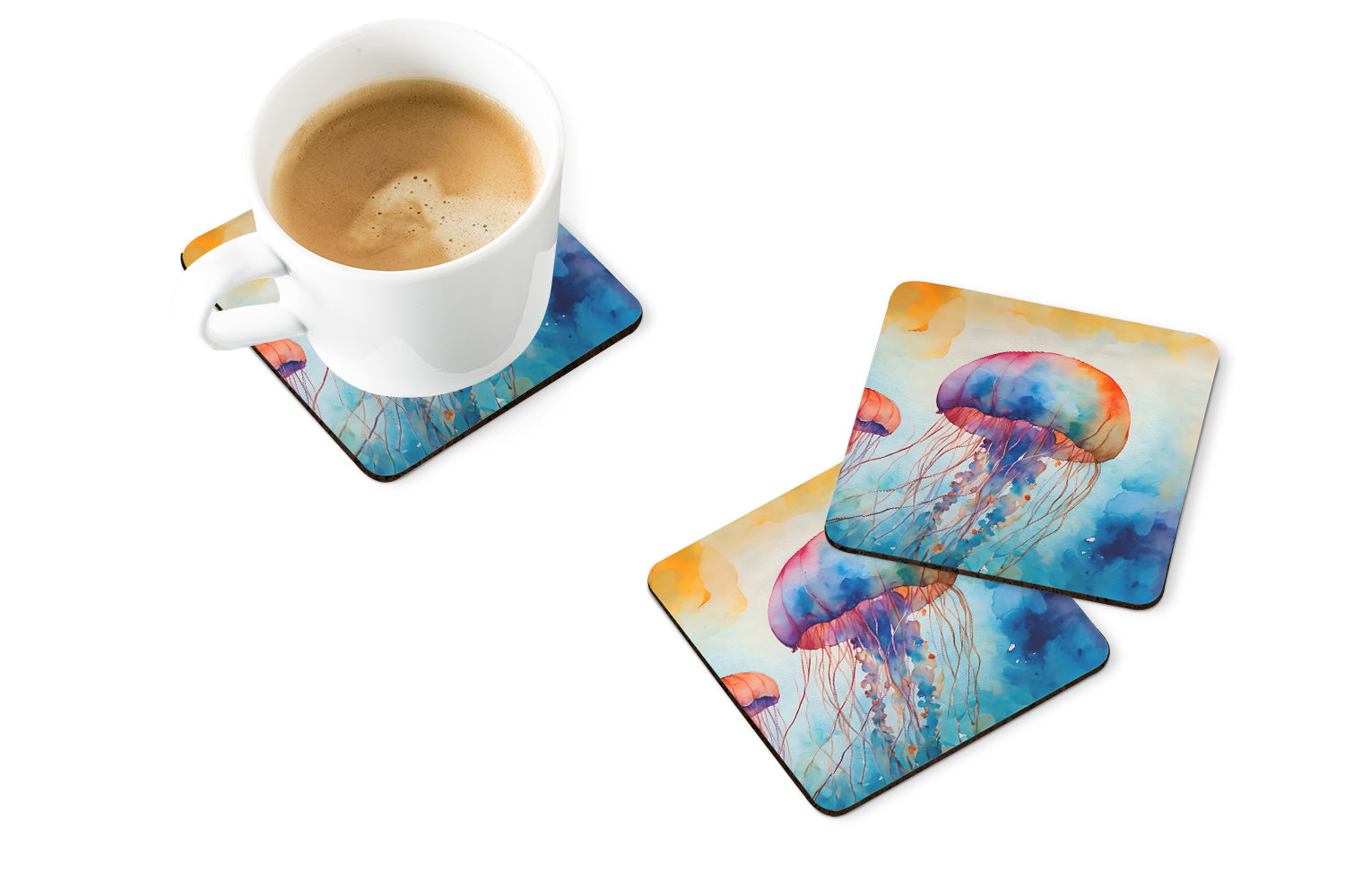 Buy this Jellyfish Foam Coasters