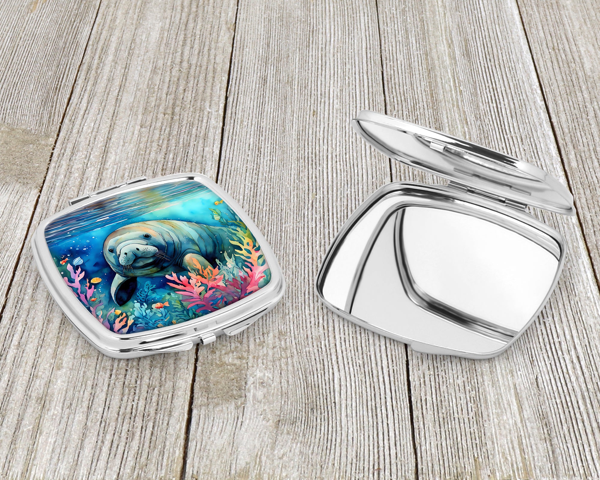 Manatee Compact Mirror