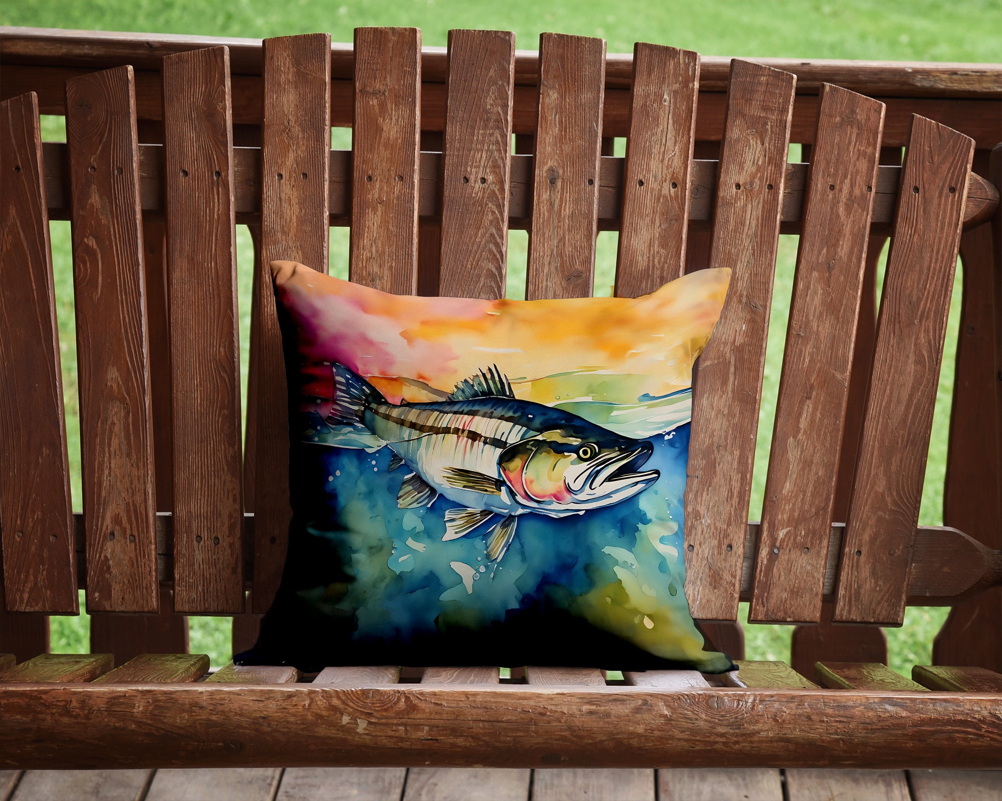 Buy this Striped Bass Throw Pillow