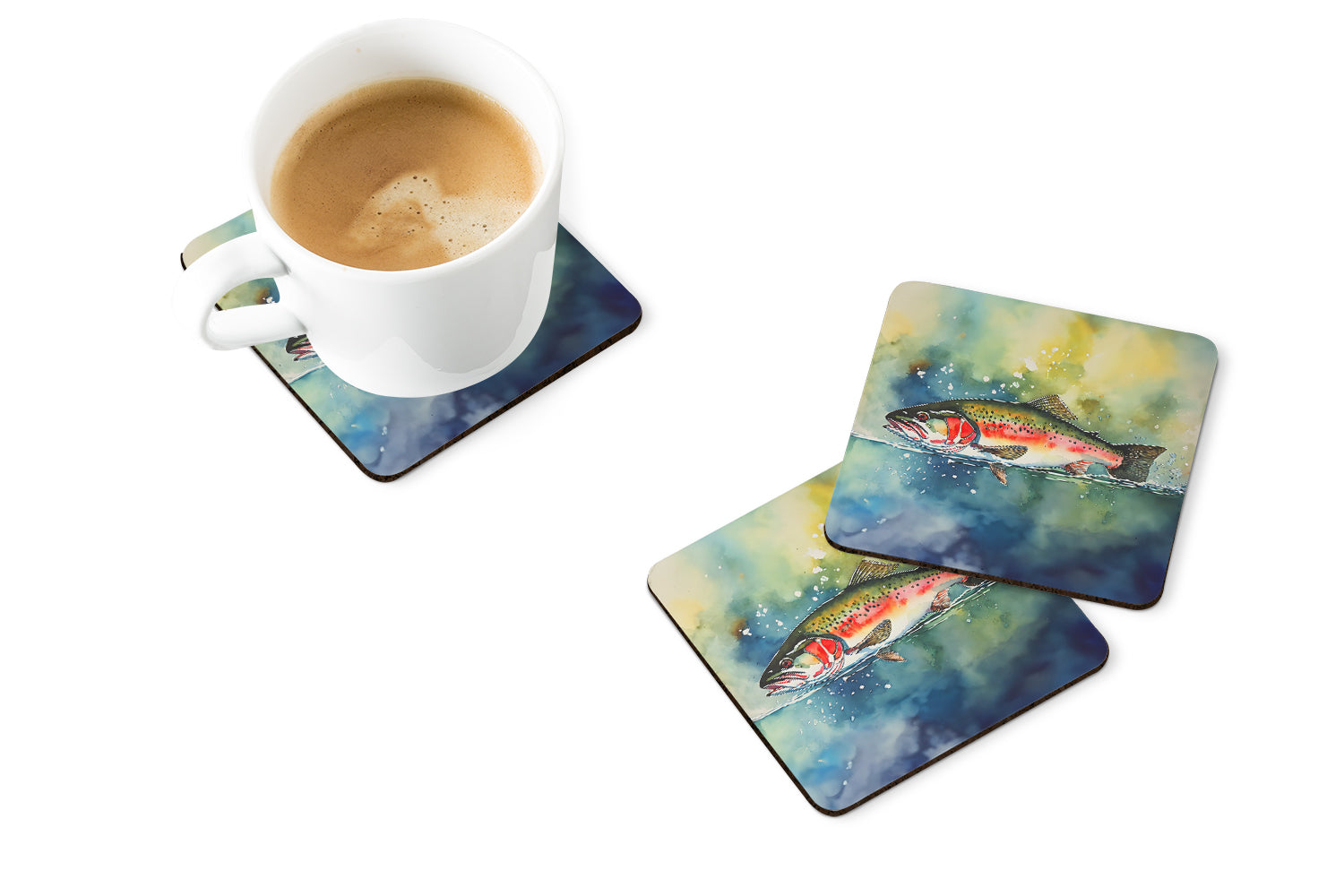 Buy this Trout Foam Coasters