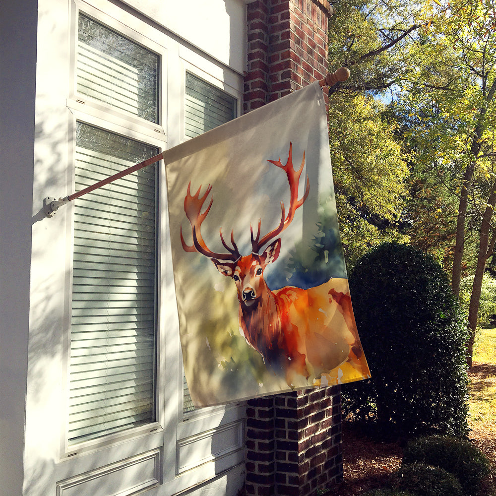 Deer Stag House Flag