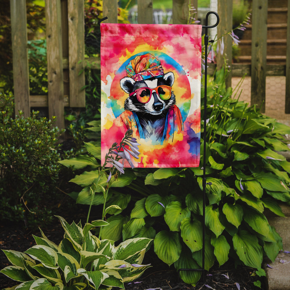 Buy this Hippie Animal Badger Garden Flag