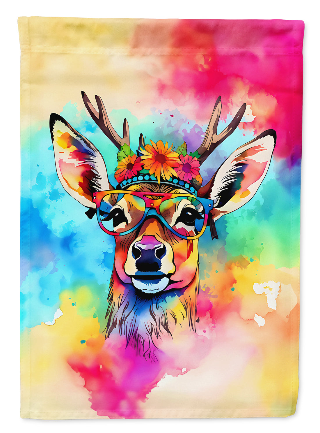 Buy this Hippie Animal Deer House Flag