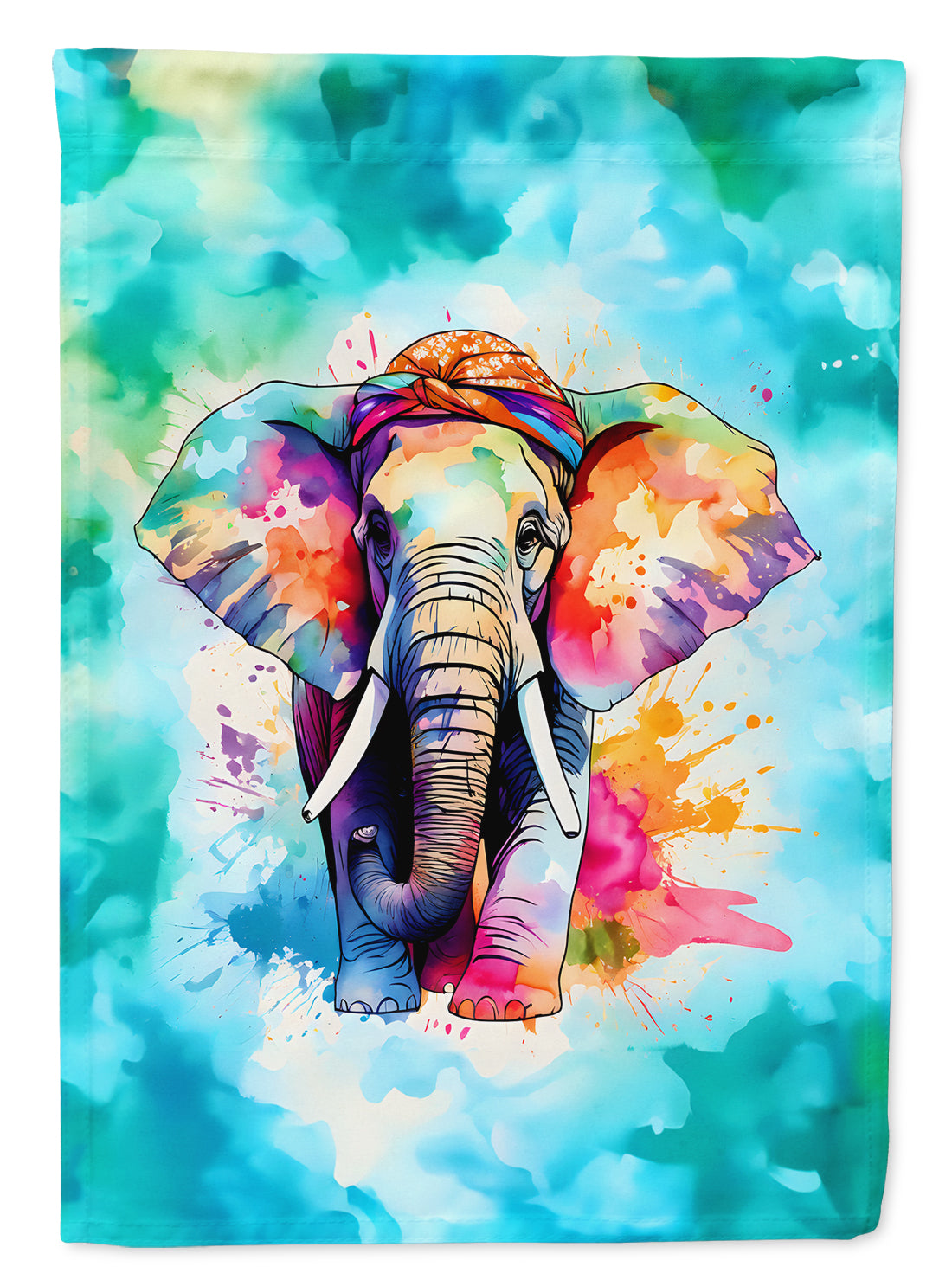 Buy this Hippie Animal Elephant Garden Flag