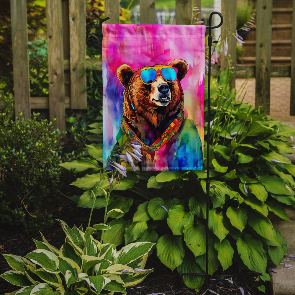 Buy this Hippie Animal Grizzly Bear Garden Flag