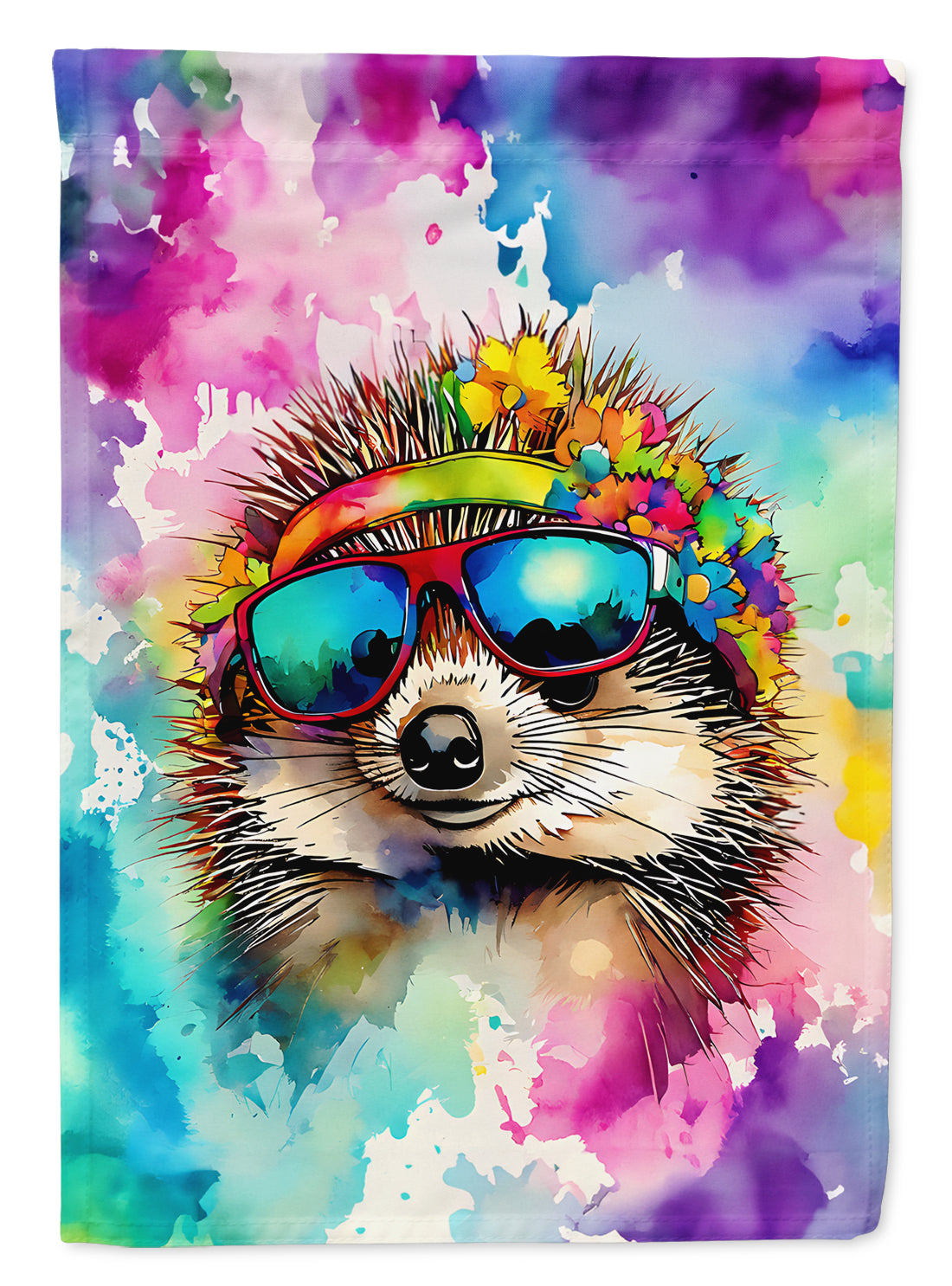 Buy this Hippie Animal Hedgehog Garden Flag