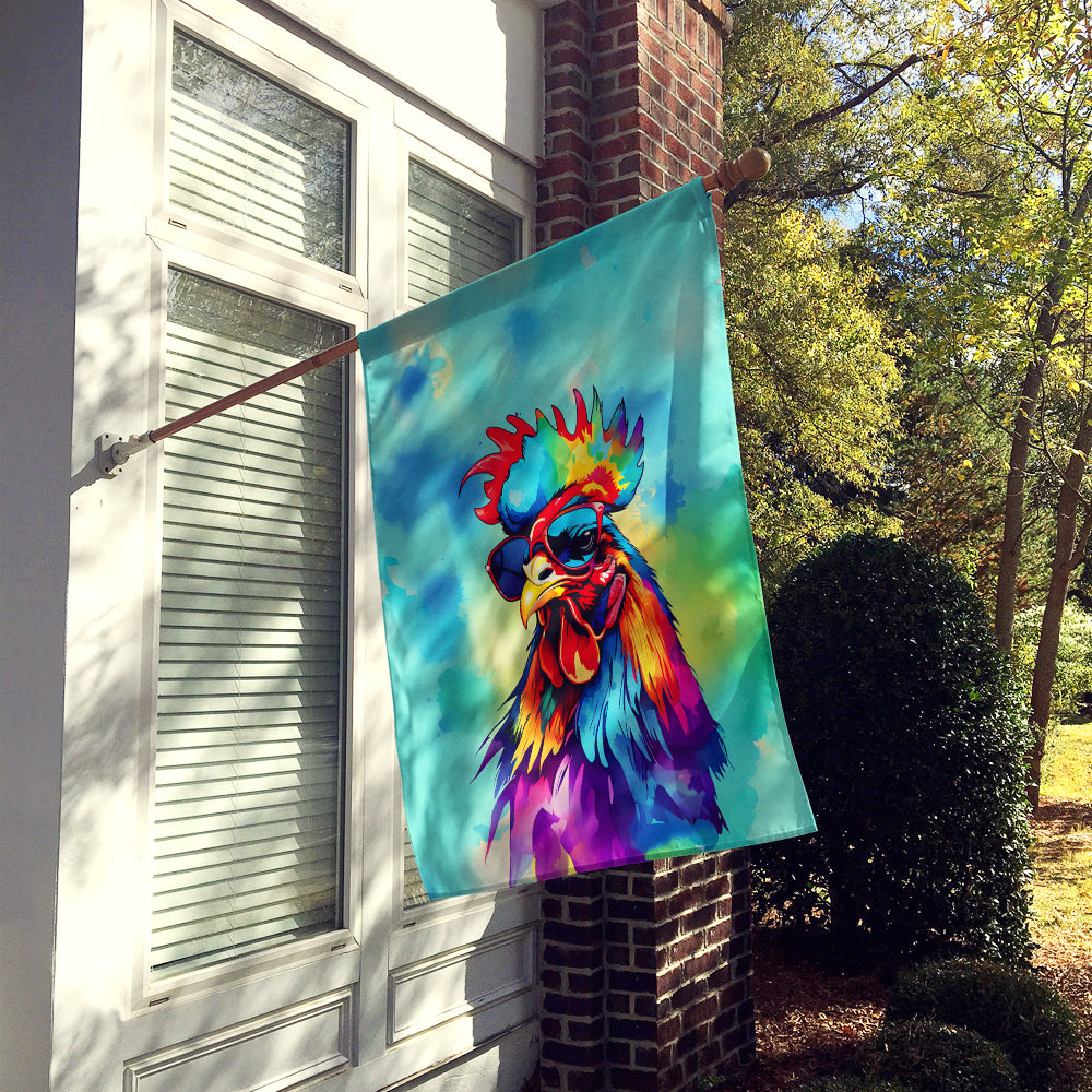 Buy this Hippie Animal Rooster House Flag