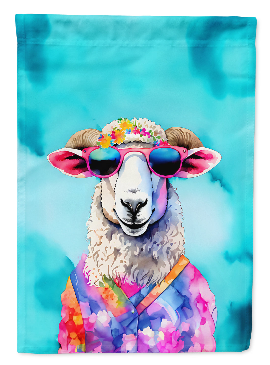 Buy this Hippie Animal Sheep House Flag