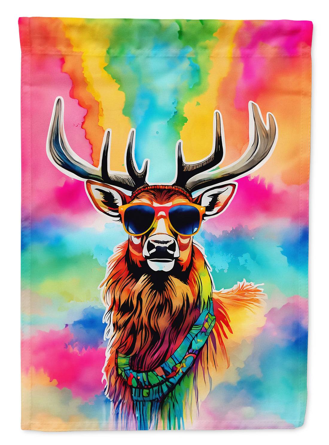 Buy this Hippie Animal Stag Deer House Flag