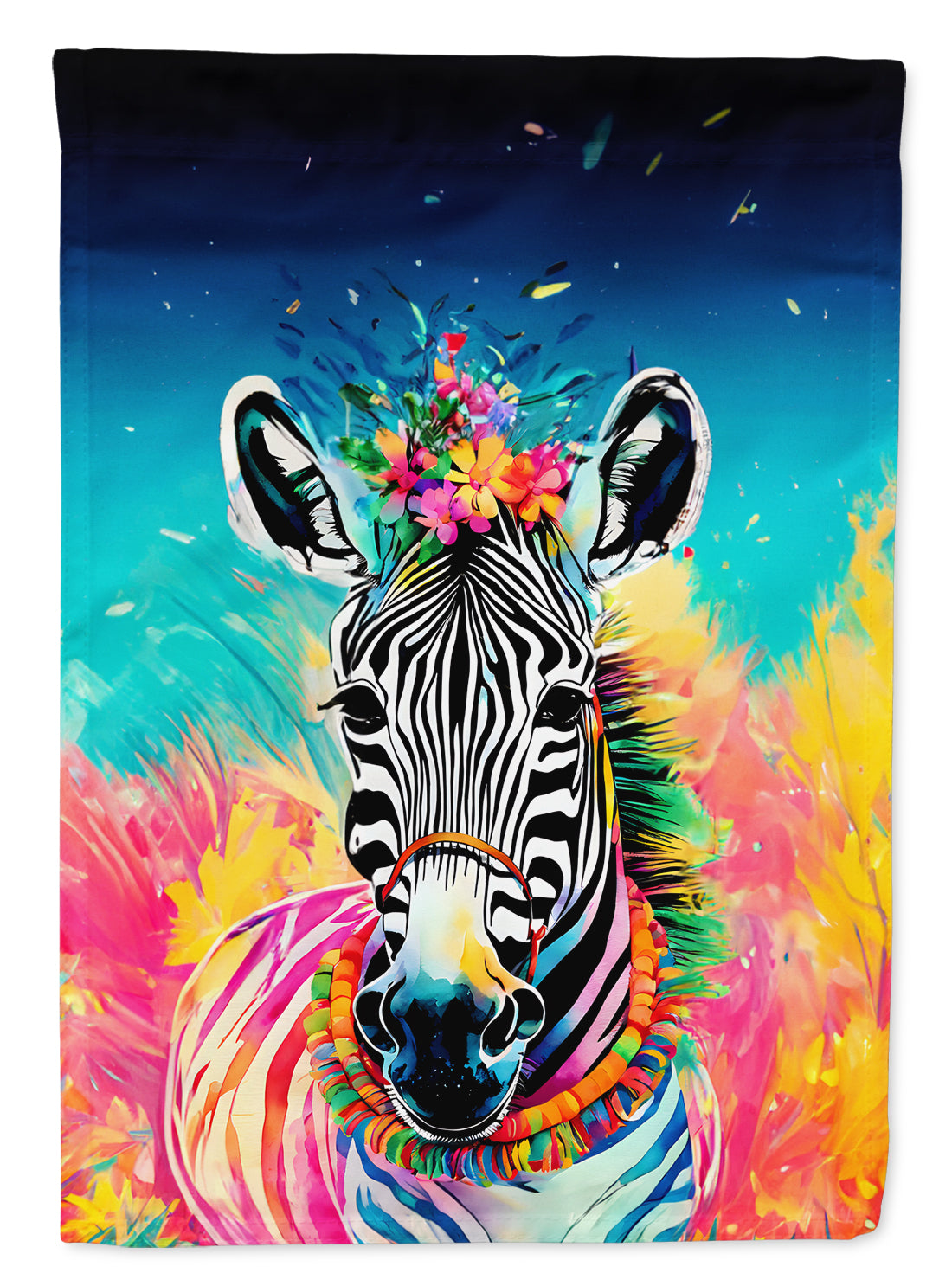 Buy this Hippie Animal Zebra Garden Flag