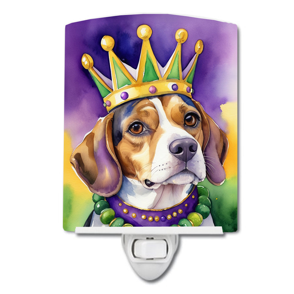 Buy this Beagle King of Mardi Gras Ceramic Night Light
