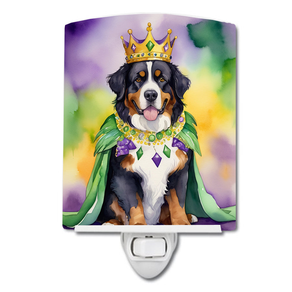 Buy this Bernese Mountain Dog King of Mardi Gras Ceramic Night Light