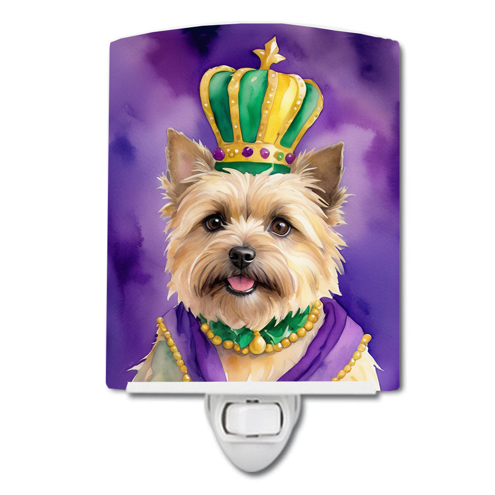 Buy this Cairn Terrier King of Mardi Gras Ceramic Night Light