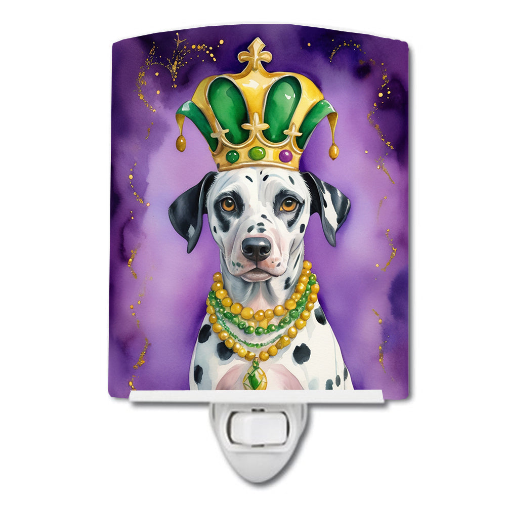 Buy this Dalmatian King of Mardi Gras Ceramic Night Light