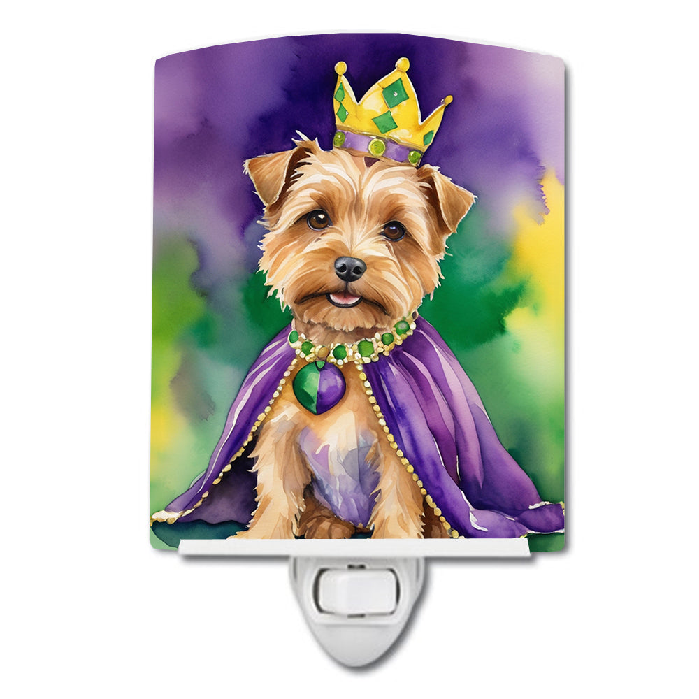 Buy this Norfolk Terrier King of Mardi Gras Ceramic Night Light