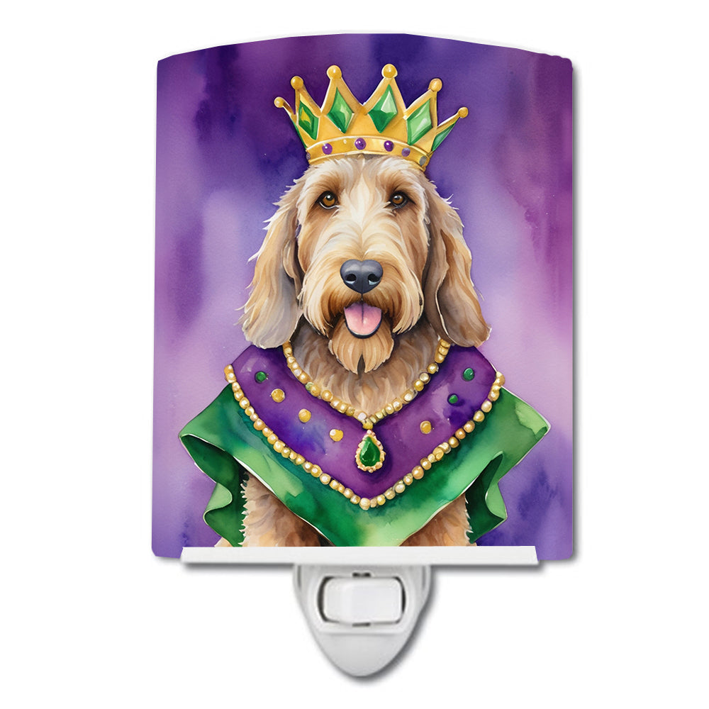 Buy this Otterhound King of Mardi Gras Ceramic Night Light