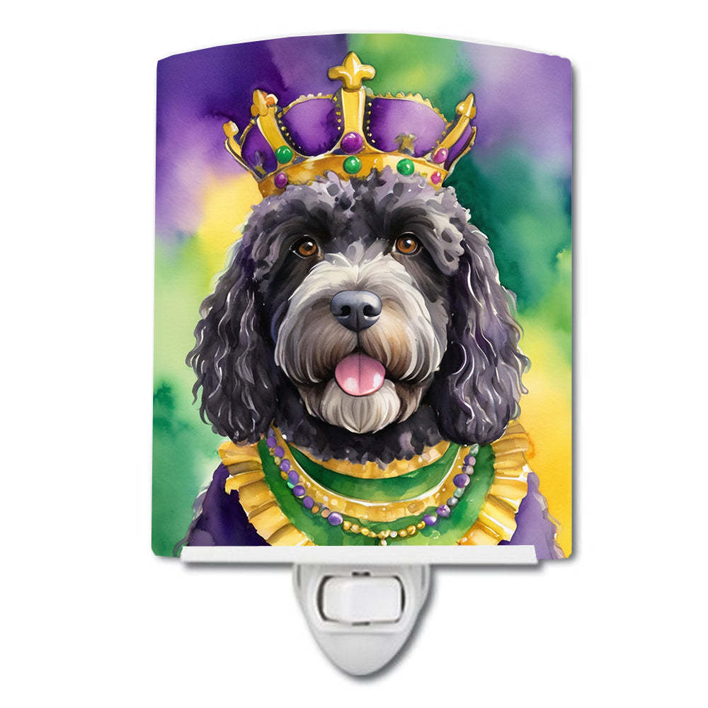 Buy this Portuguese Water Dog King of Mardi Gras Ceramic Night Light