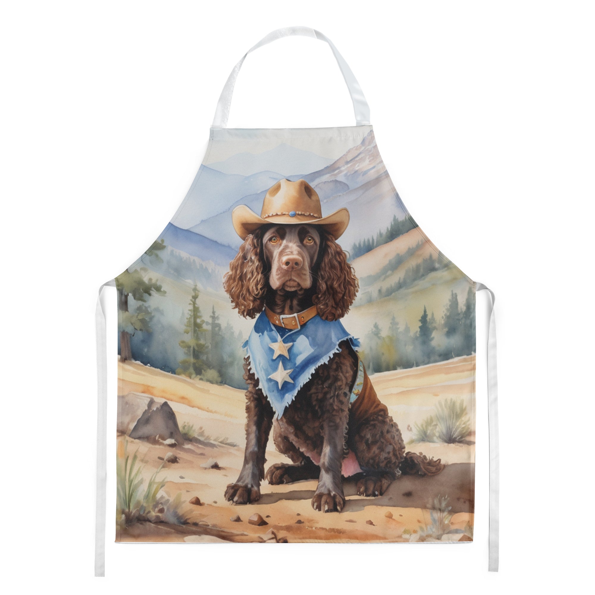Buy this American Water Spaniel Cowboy Welcome Apron
