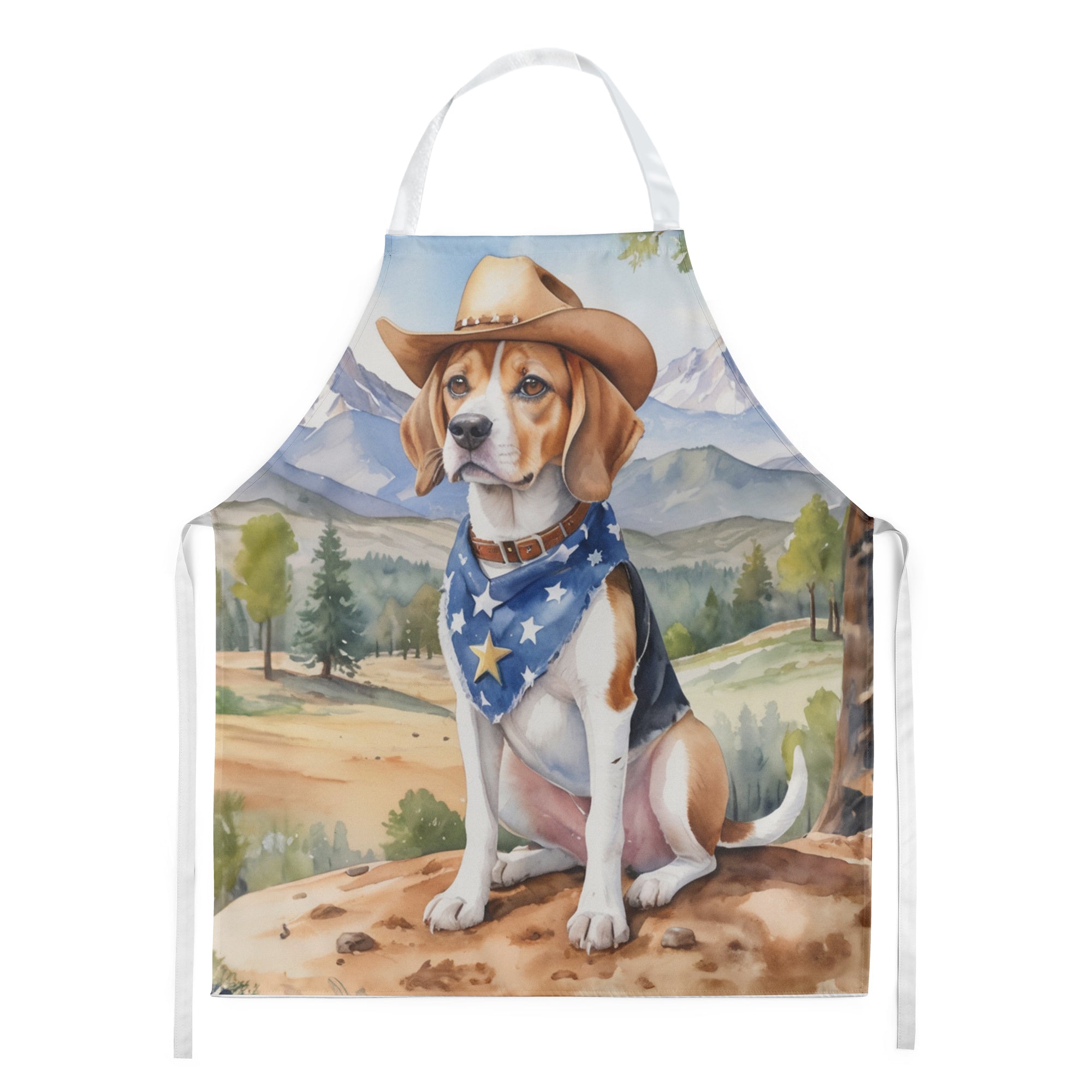 Buy this Beagle Cowboy Welcome Apron