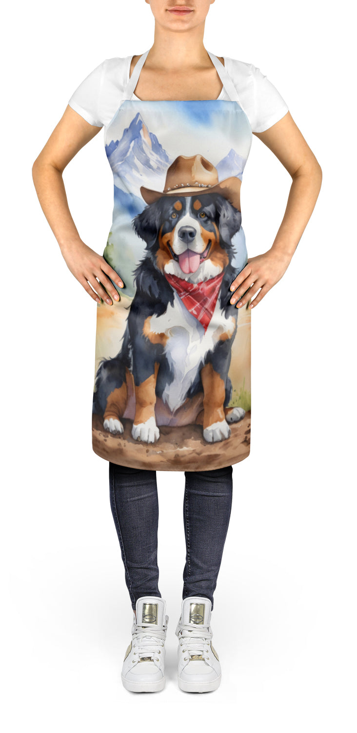 Buy this Bernese Mountain Dog Cowboy Welcome Apron