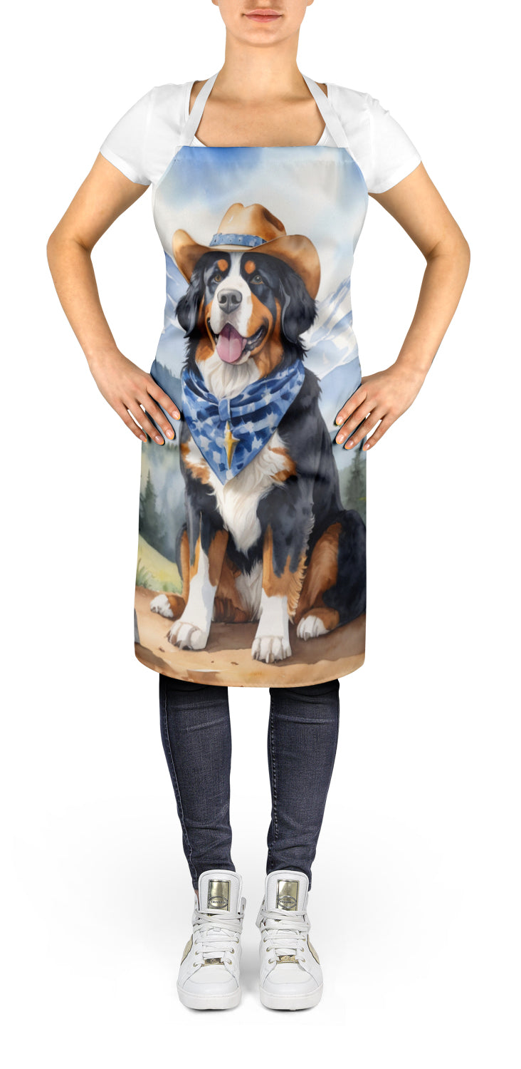 Buy this Bernese Mountain Dog Cowboy Welcome Apron