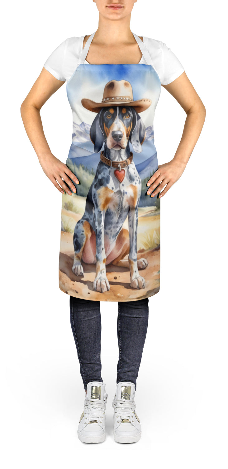 Bluetick Coonhound Cowboy Welcome Apron