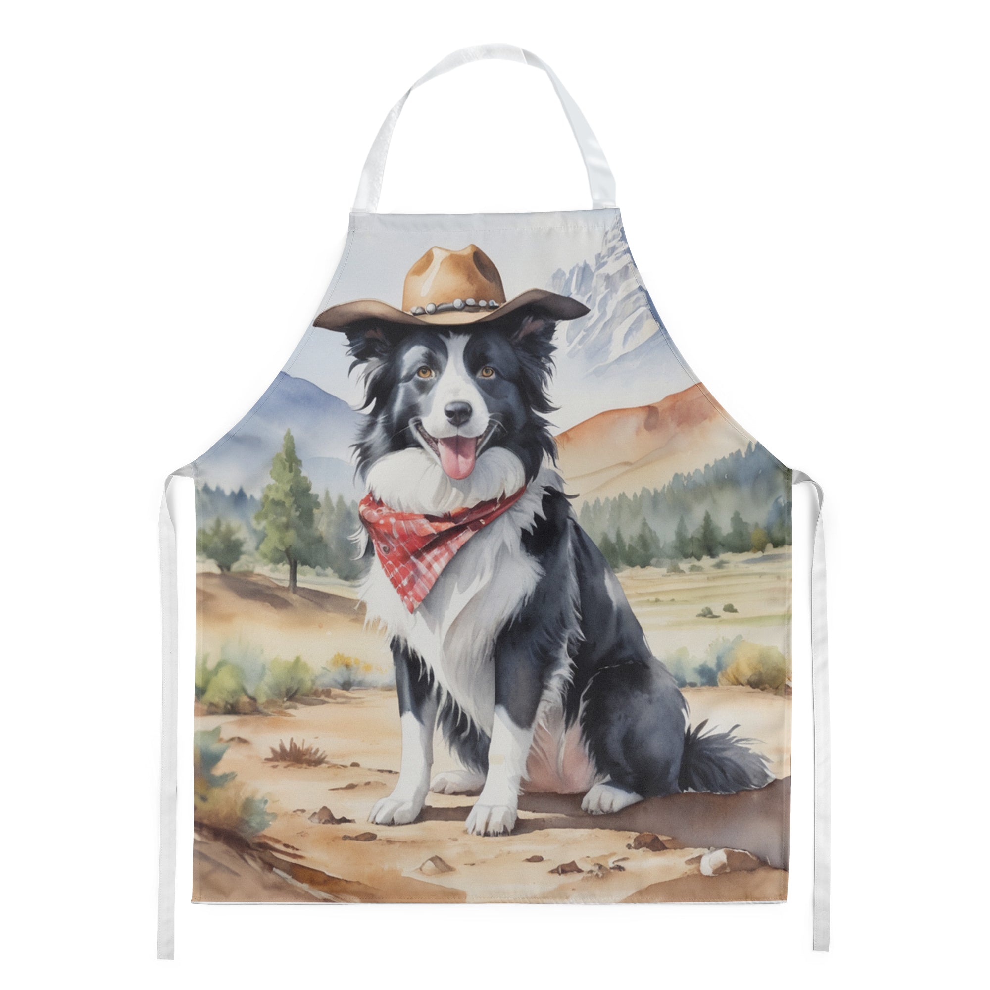 Buy this Border Collie Cowboy Welcome Apron