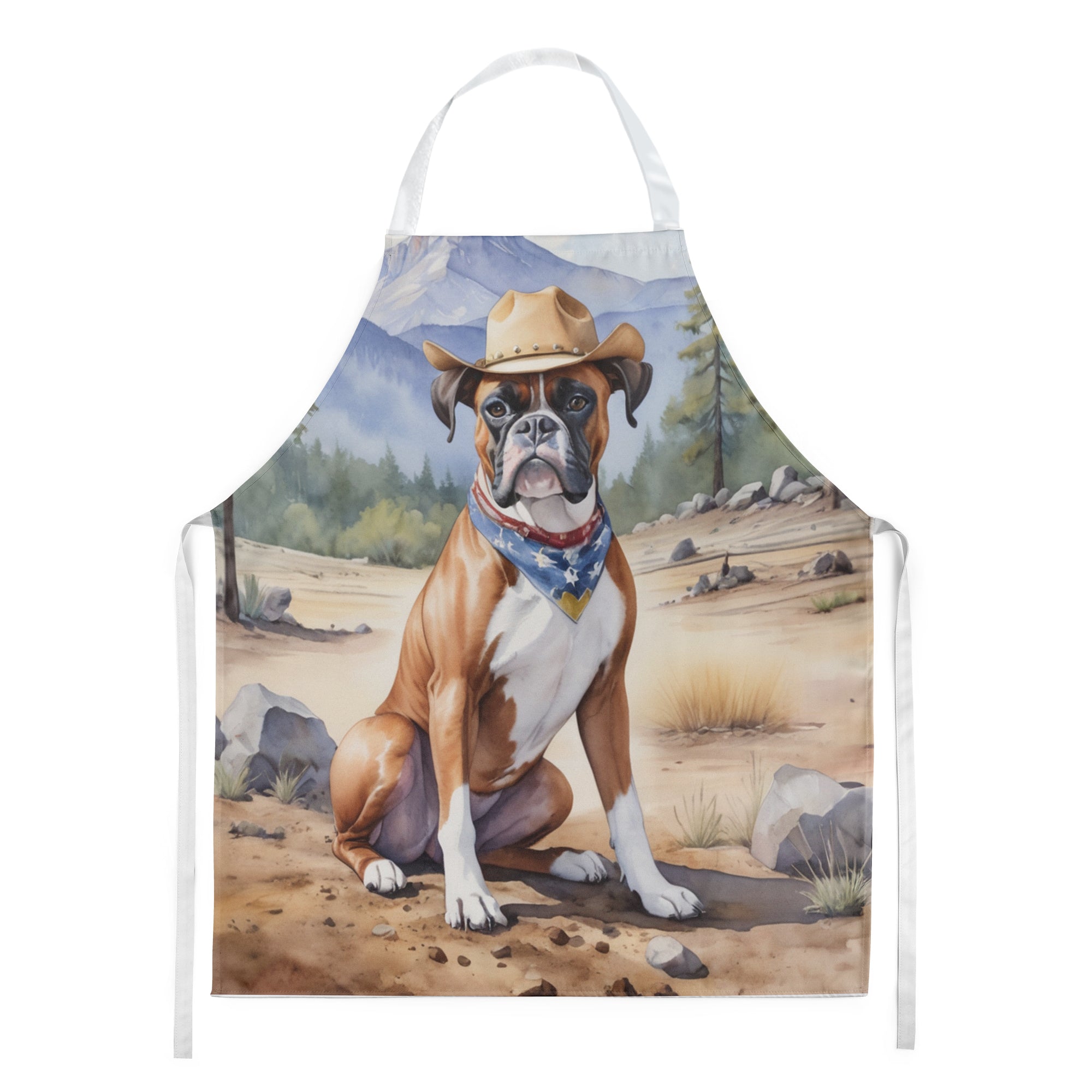 Buy this Boxer Cowboy Welcome Apron