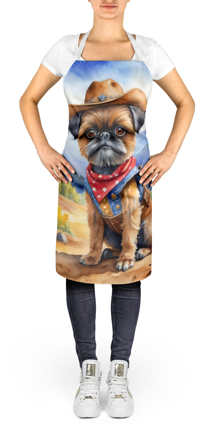 Brussels Griffon Cowboy Welcome Apron