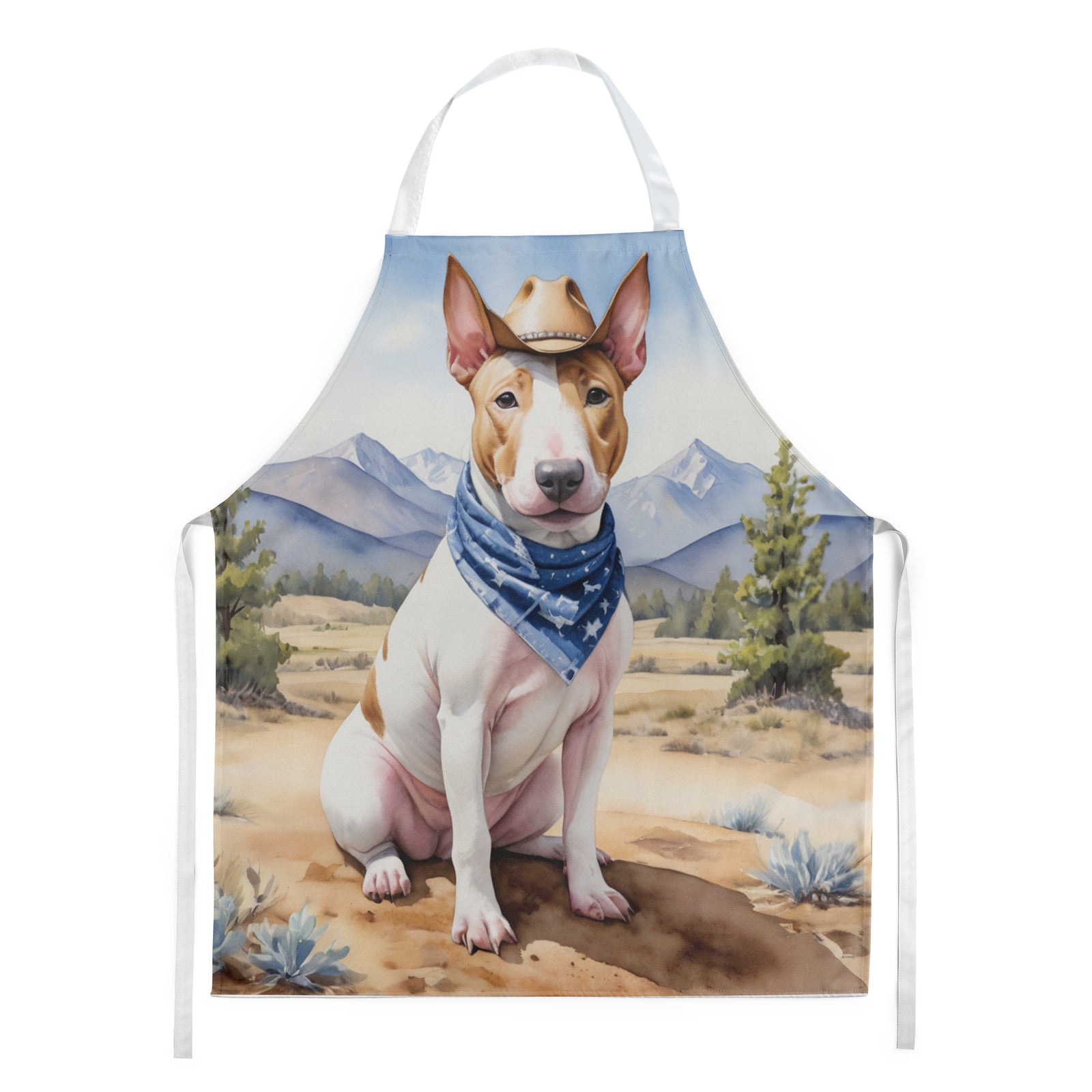 Buy this Bull Terrier Cowboy Welcome Apron