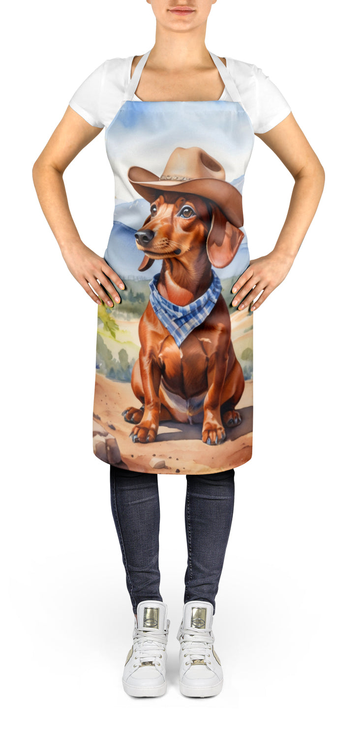 Buy this Dachshund Cowboy Welcome Apron