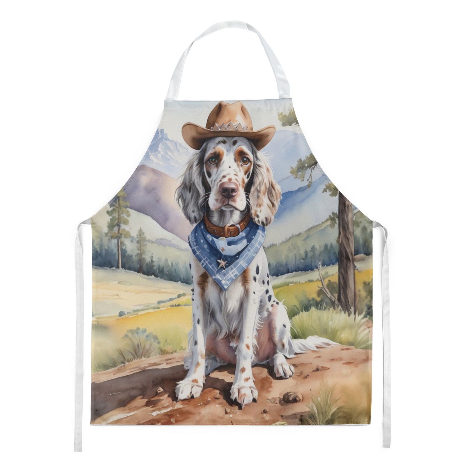 Buy this English Setter Cowboy Welcome Apron