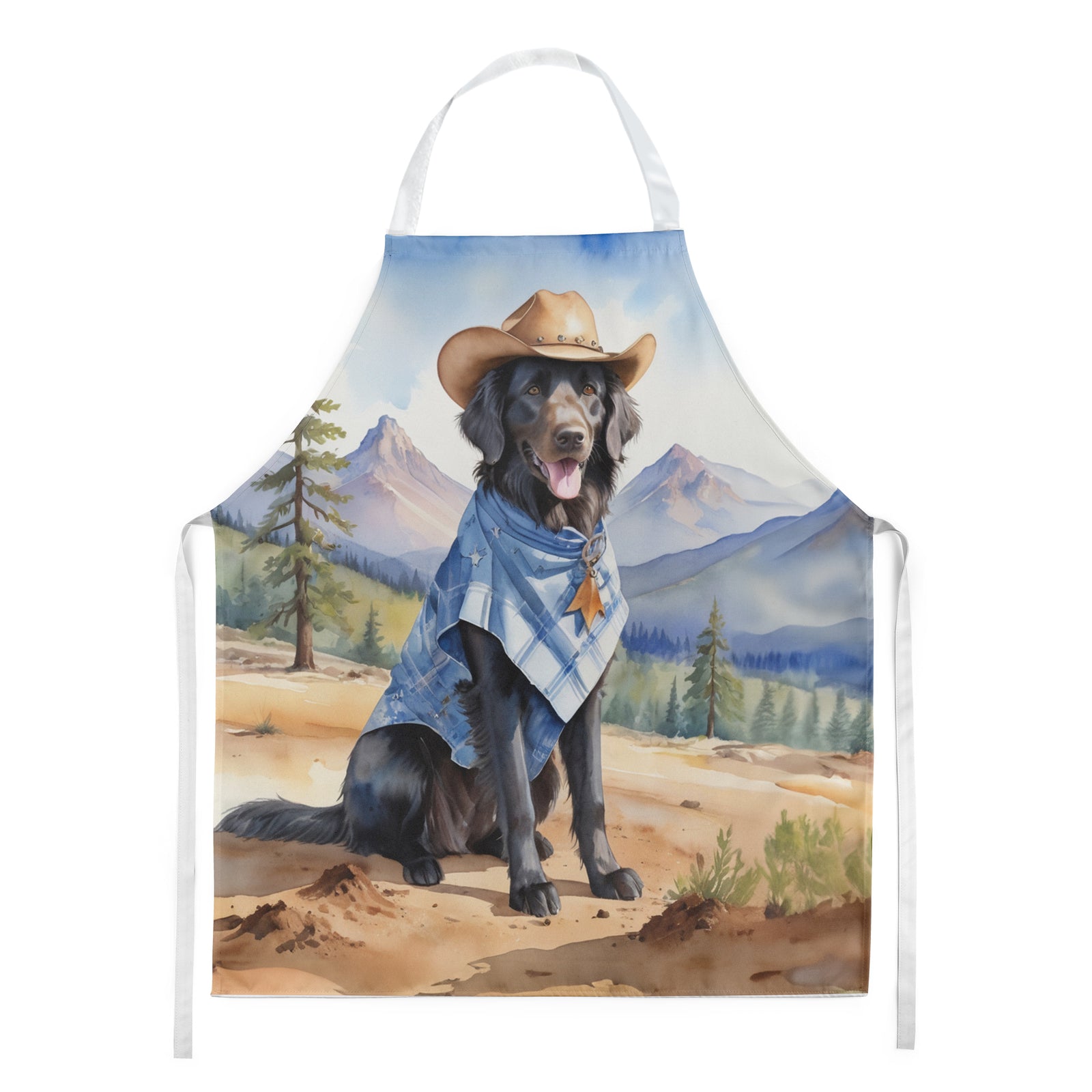 Buy this Flat-Coated Retriever Cowboy Welcome Apron