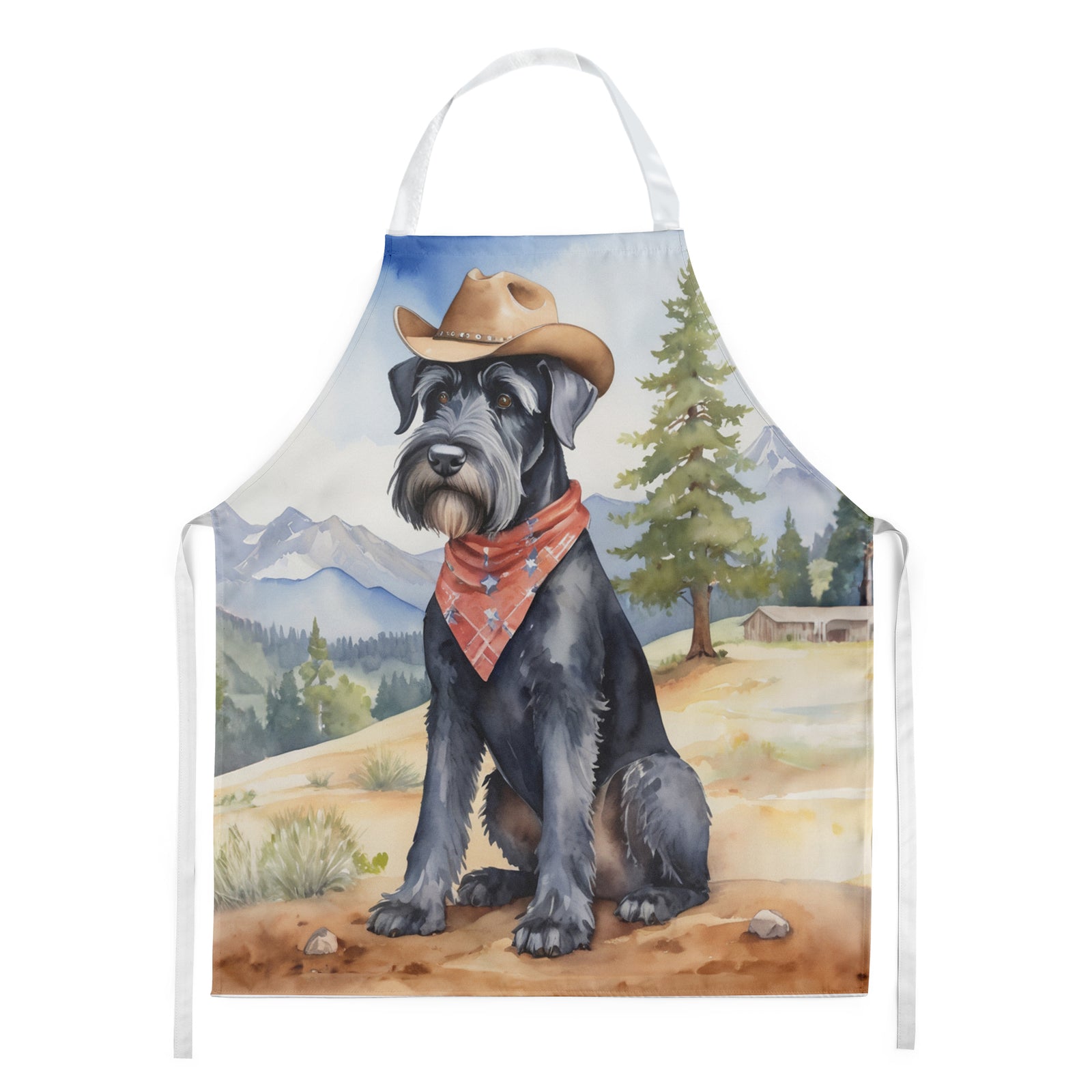 Buy this Giant Schnauzer Cowboy Welcome Apron