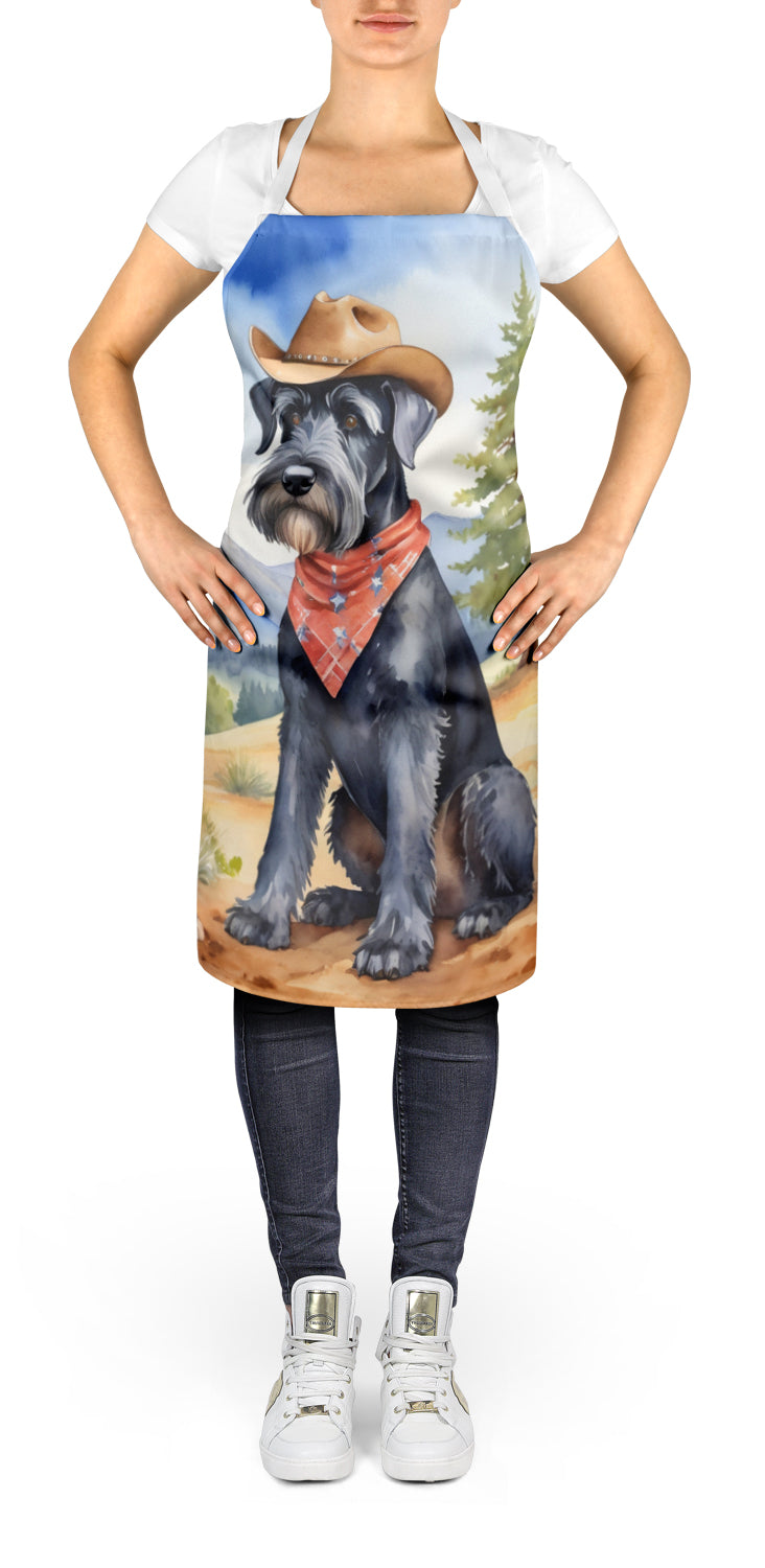 Buy this Giant Schnauzer Cowboy Welcome Apron