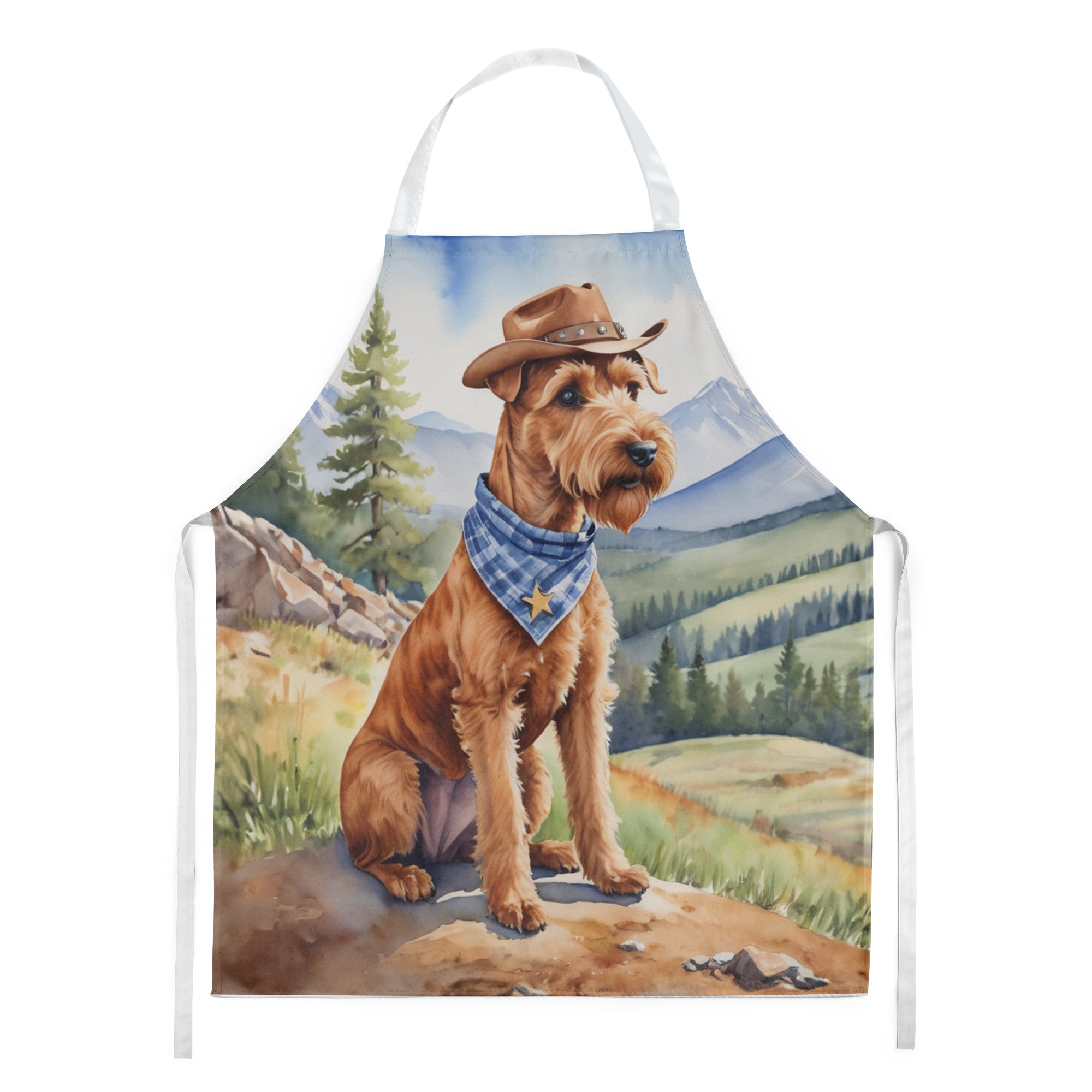 Buy this Irish Terrier Cowboy Welcome Apron