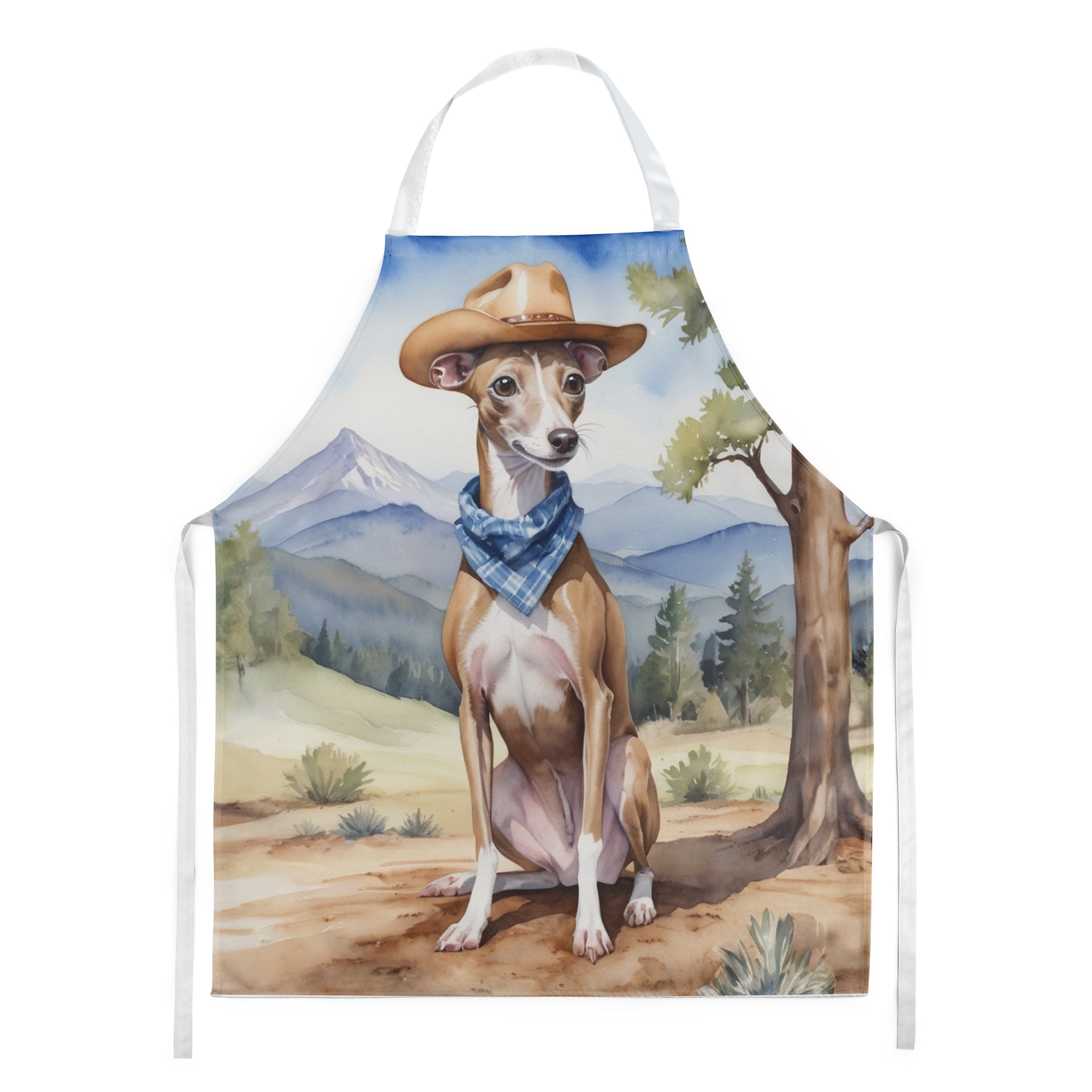 Buy this Italian Greyhound Cowboy Welcome Apron
