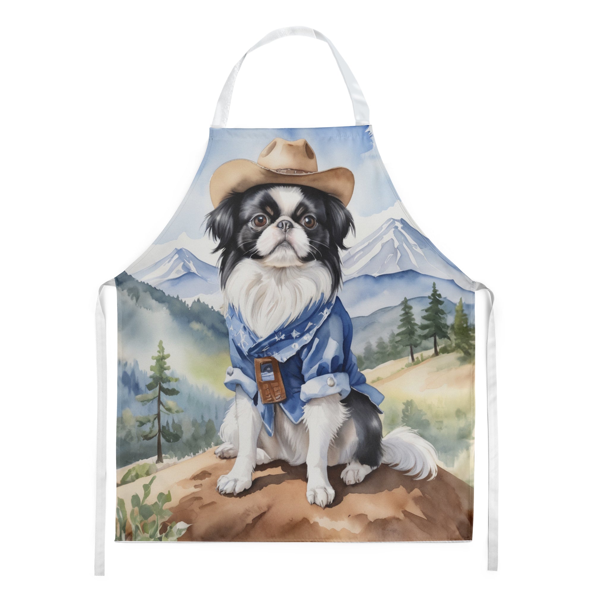Buy this Japanese Chin Cowboy Welcome Apron