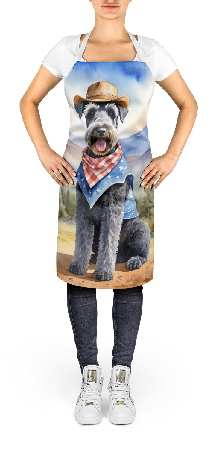 Kerry Blue Terrier Cowboy Welcome Apron