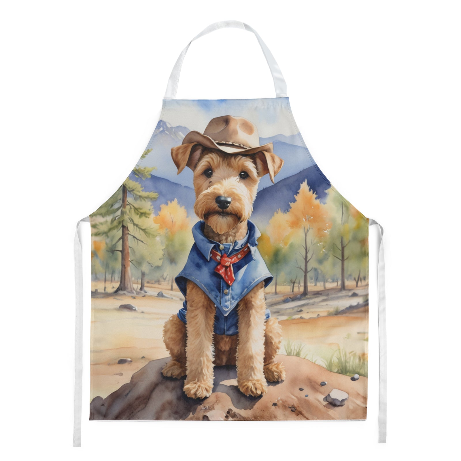 Buy this Lakeland Terrier Cowboy Welcome Apron