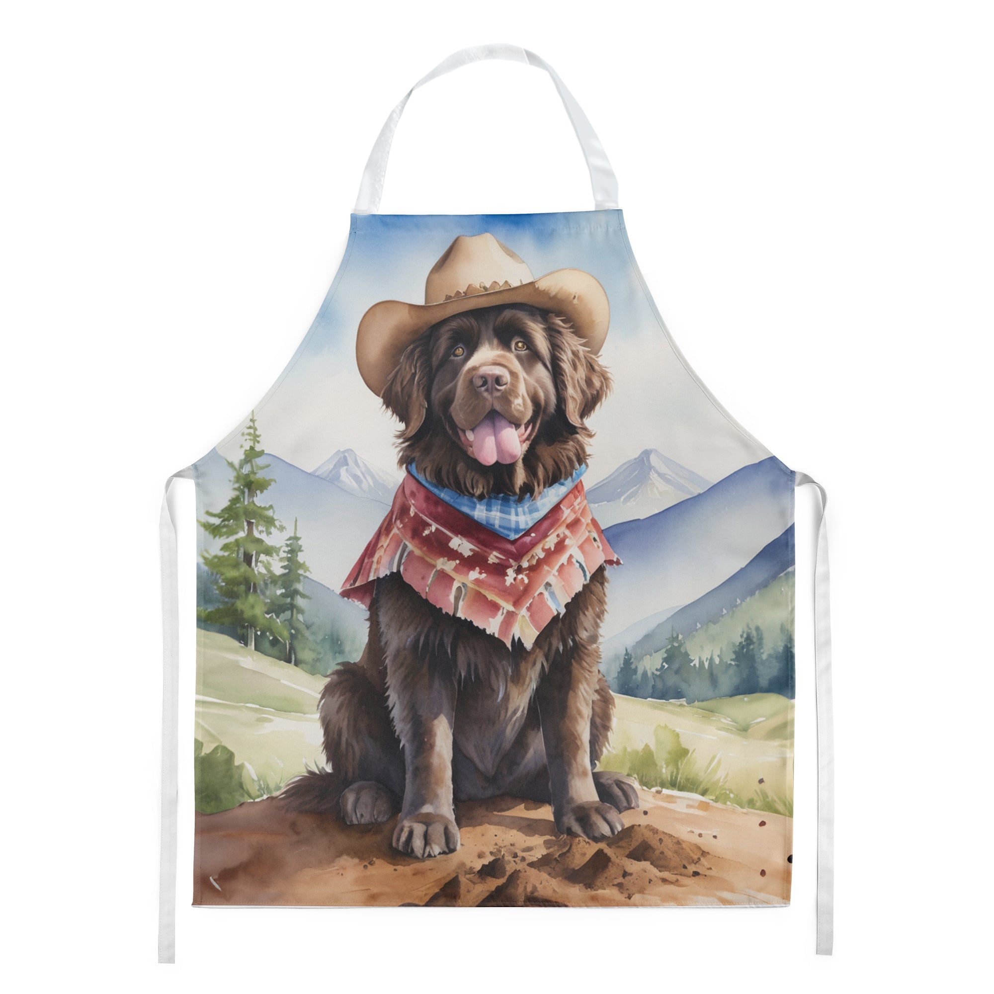 Buy this Newfoundland Cowboy Welcome Apron