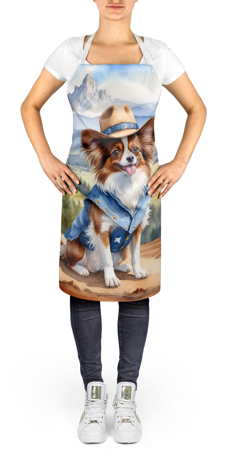 Buy this Papillon Cowboy Welcome Apron