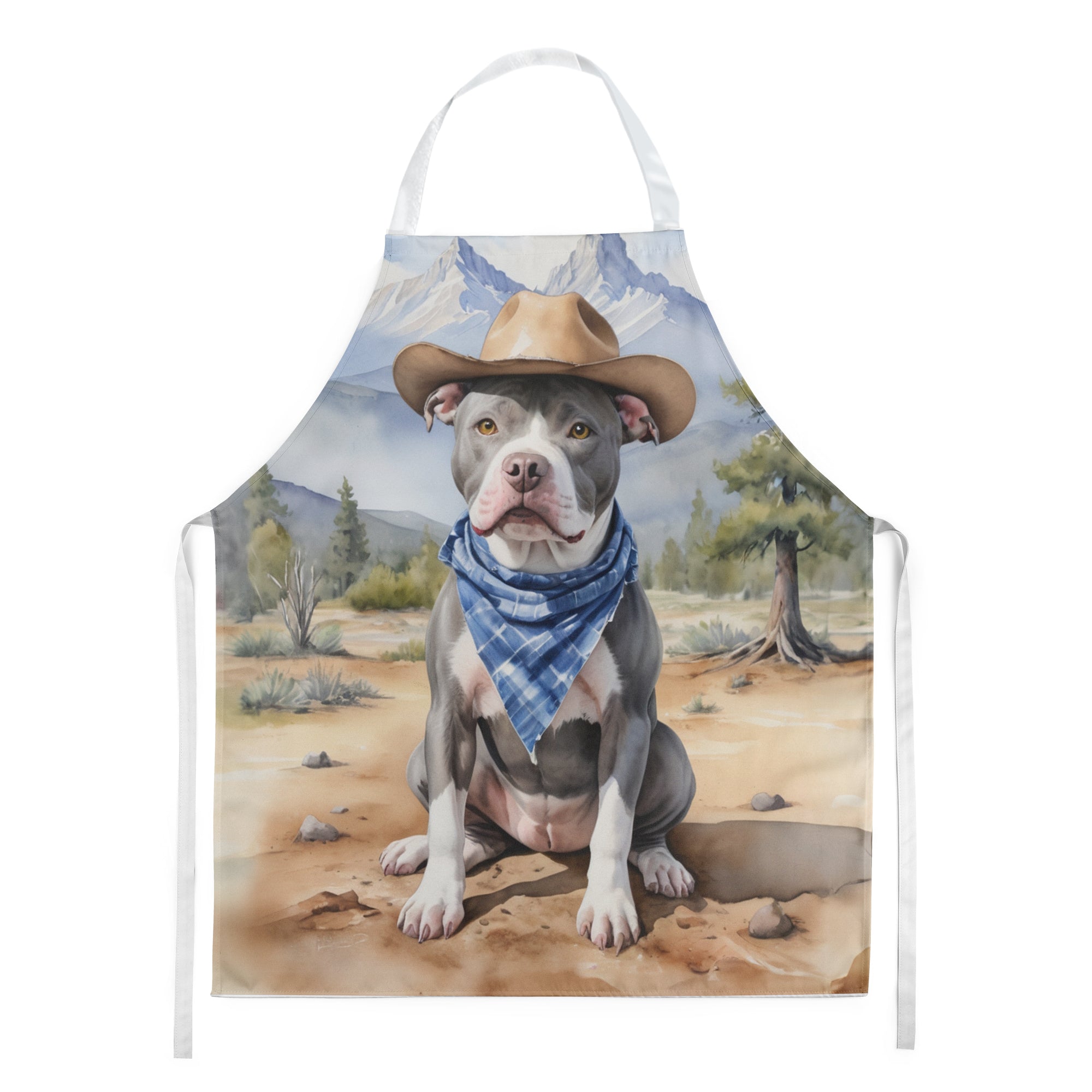 Buy this Pit Bull Terrier Cowboy Welcome Apron