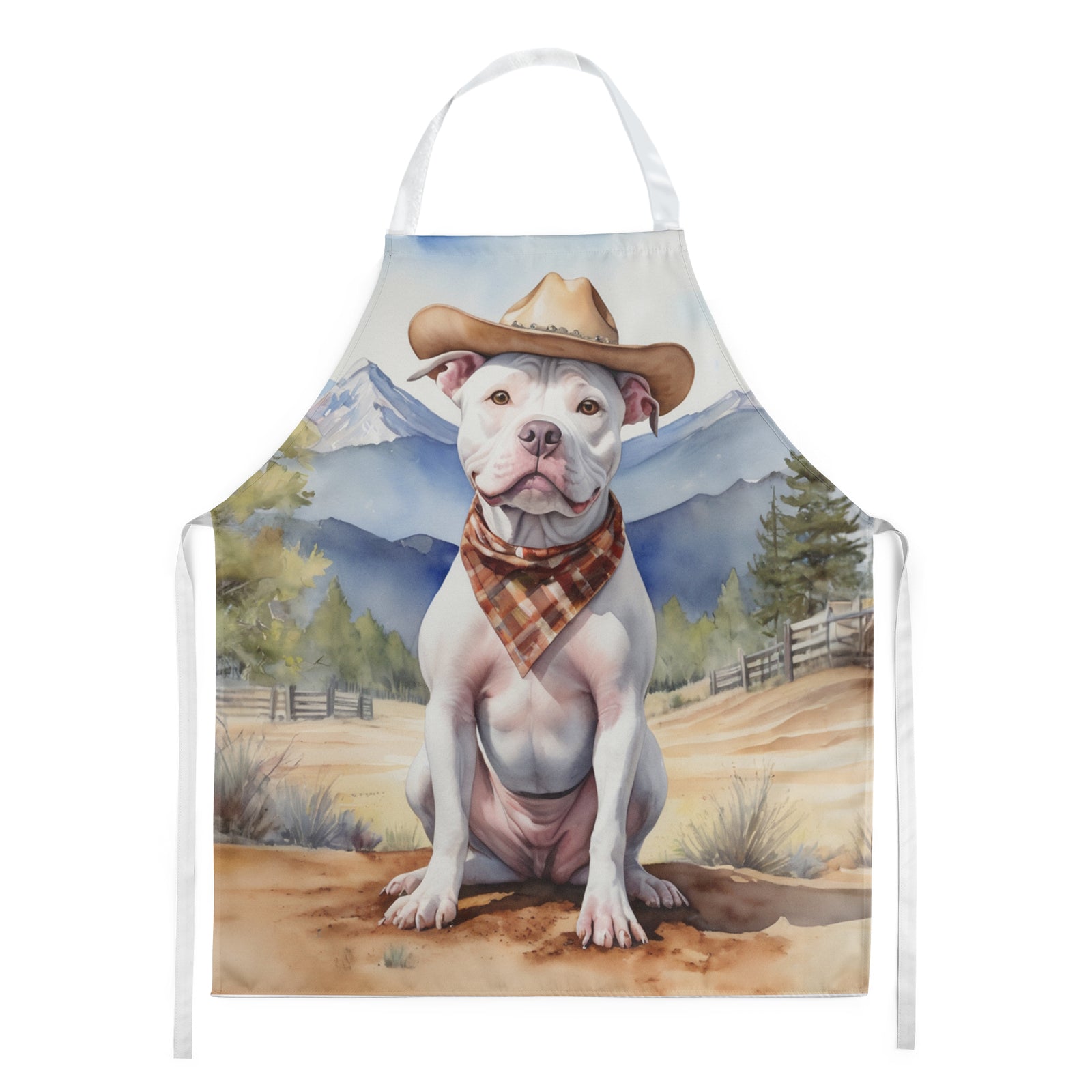Buy this Pit Bull Terrier Cowboy Welcome Apron